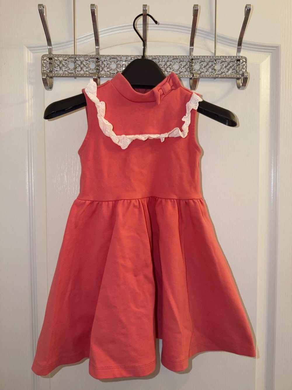 Janie and Jack Dress with White Ruffle Trim